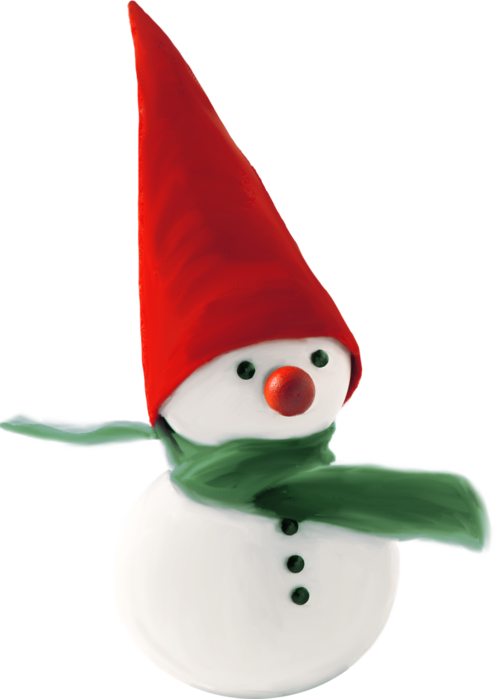Transparent Christmas Elf Christmas Computer Software Snowman Christmas Ornament for Christmas
