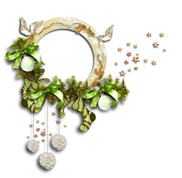 Transparent Flower Christmas Picture Frames Jewellery for Christmas