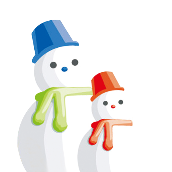 Transparent Snowman Snow Winter Christmas Ornament for Christmas