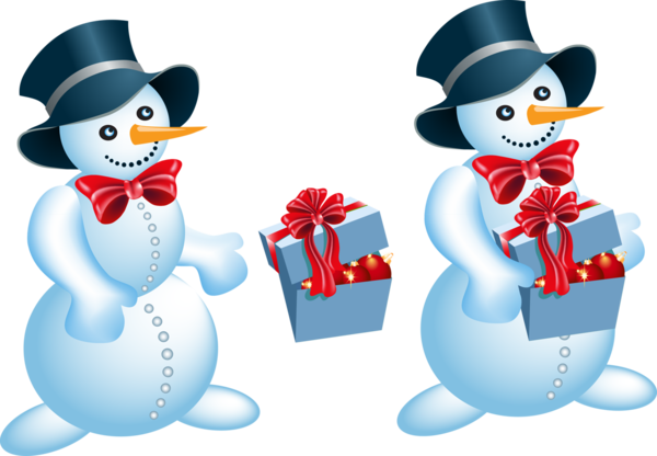 Transparent Snowman Animation Snow Christmas Ornament for Christmas