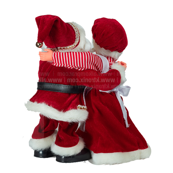 Transparent Santa Claus Santa Claus M Dance Shoe for Christmas