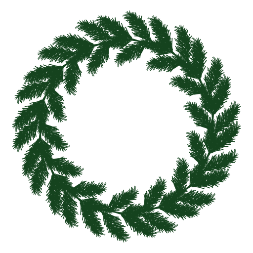 Transparent Christmas Garland Wreath Fir Pine Family for Christmas