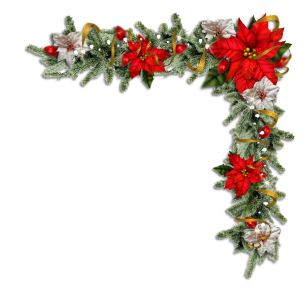 Transparent Christmas Ornament Floral Design Poinsettia Christmas Decoration Flower for Christmas