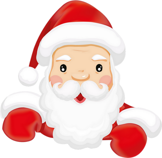 Transparent Santa Claus Christmas Ded Moroz for Christmas