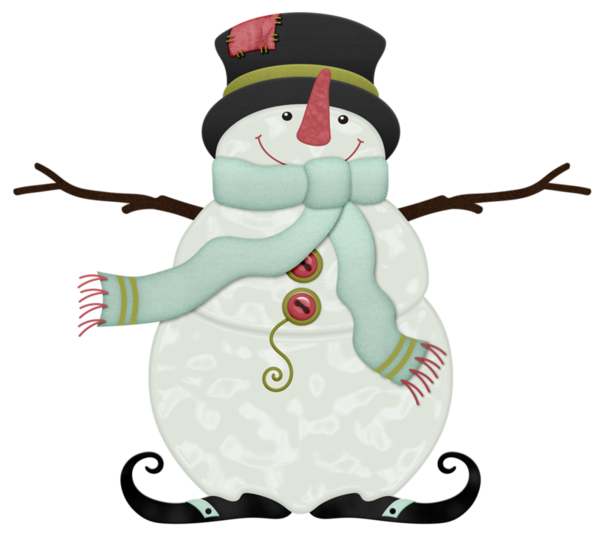 Transparent Snowman Drawing Snow Christmas Ornament for Christmas