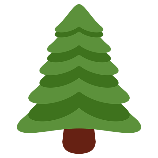 Transparent Emoji Emoticon Sms Fir Pine Family for Christmas