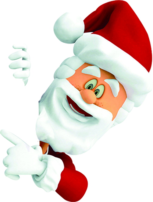 Transparent Santa Claus Christmas Sticker Snowman Christmas Ornament for Christmas