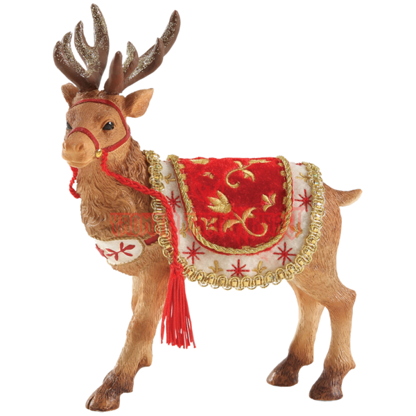Transparent Santa Claus Reindeer Mrs Claus Deer for Christmas