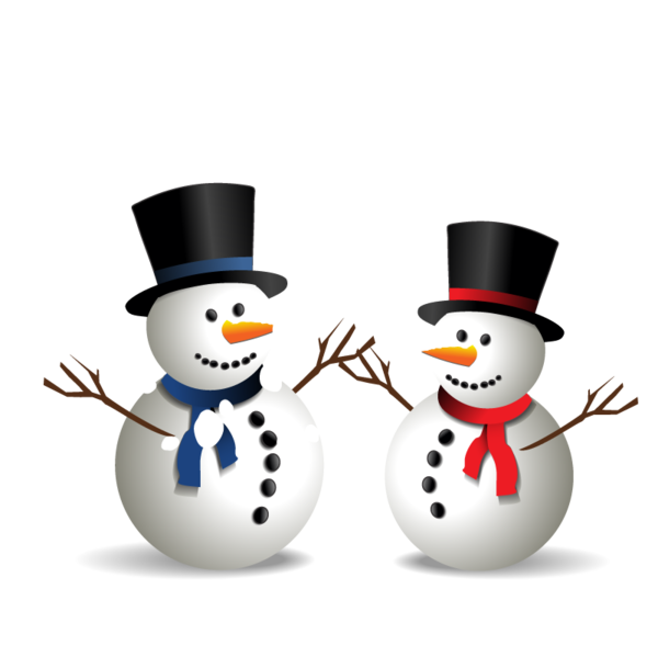 Transparent Snowman Christmas Christmas Card for Christmas