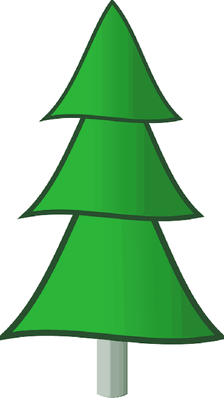 Transparent Fir Pine Tree Christmas Tree Green for Christmas