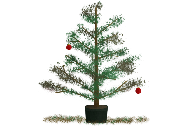 Transparent Christmas Tree Christmas Day Christmas Ornament Tree for Christmas