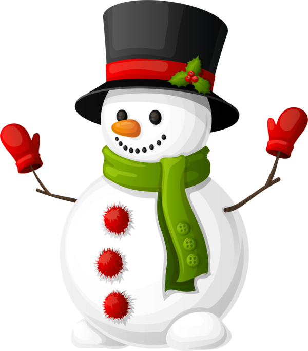 Transparent Snowman Christmas Hat Christmas Ornament for Christmas