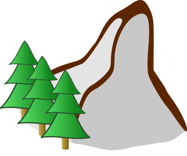 Transparent Mountain Google Slides Google Classroom Fir Pine Family for Christmas