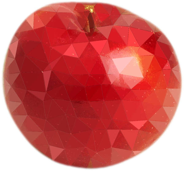 Transparent Christmas Ornament Christmas Gemstone Red for Christmas