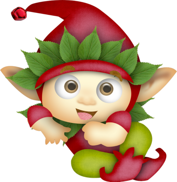 Transparent Fairy Elf Duende Fruit Christmas Ornament for Christmas
