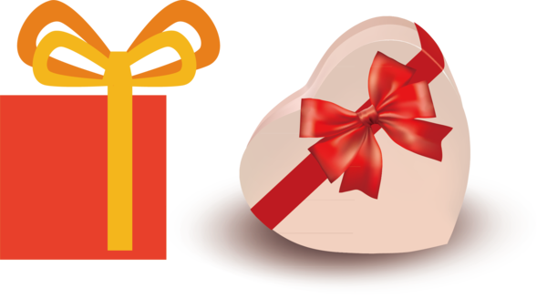 Transparent Gift Christmas Box Heart for Christmas