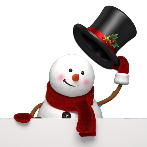 Transparent Snowman Snow Christmas Christmas Ornament for Christmas