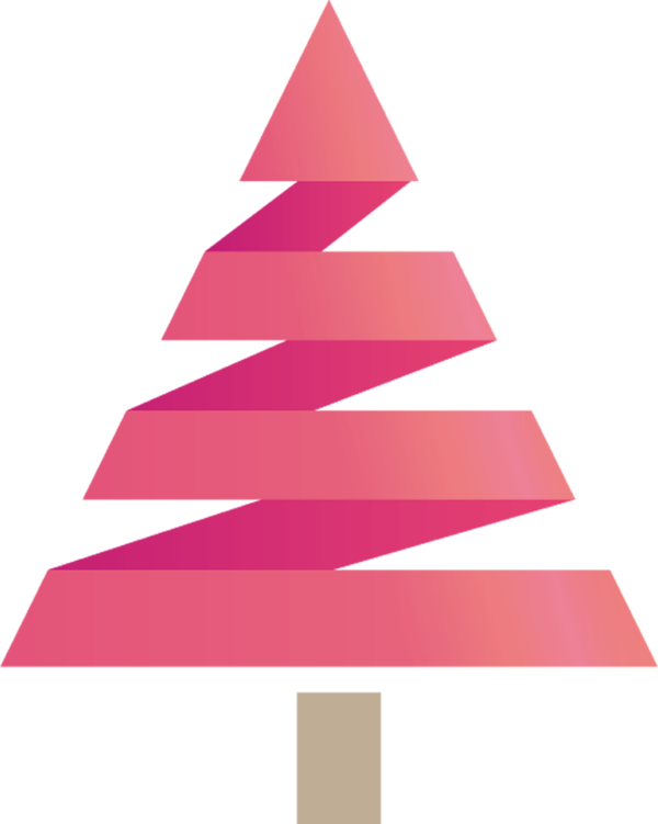 Transparent Christmas Tree Pink Christmas Decoration for Christmas