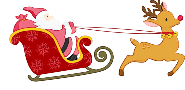 Transparent Christmas Mrs Claus Santa Claus Sled Furniture for Christmas
