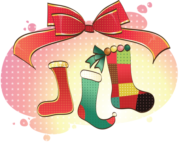 Transparent Footwear Christmas Stocking Plant for Christmas