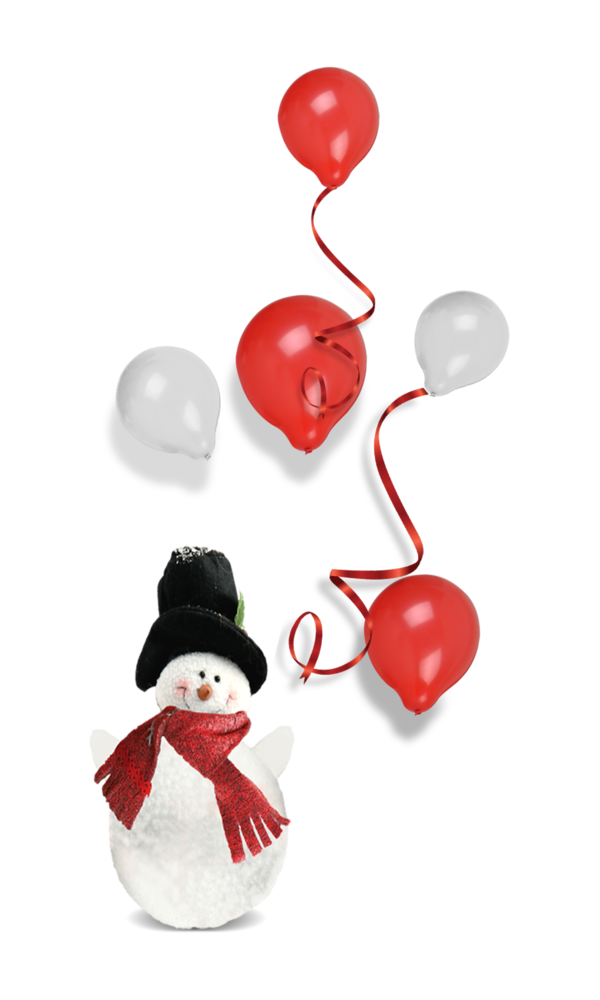 Transparent Snowman Balloon Winter Christmas Ornament Christmas Decoration for Christmas