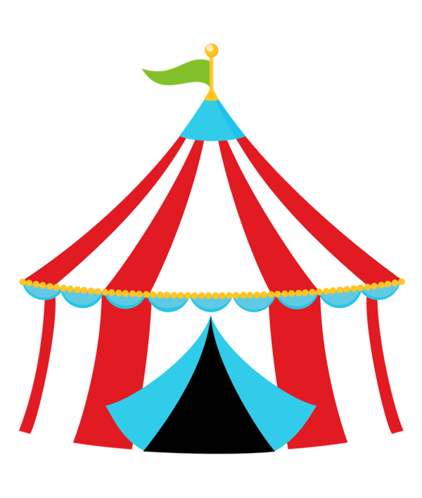 Transparent Carnival Tent Circus Christmas Ornament Area for Christmas