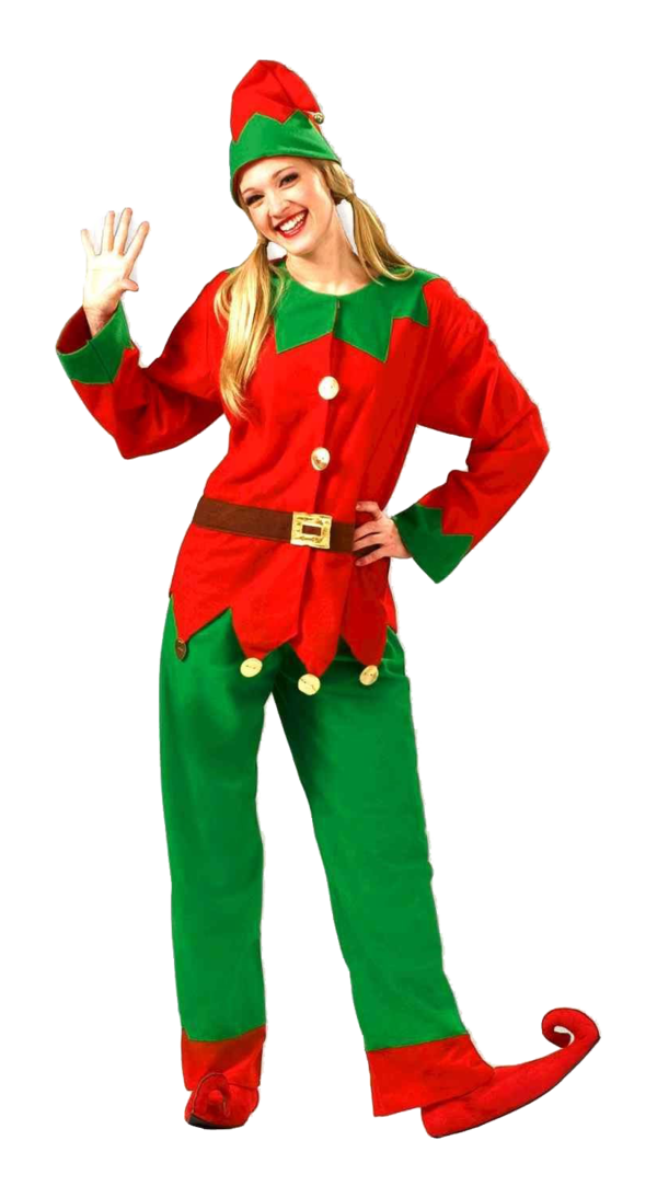 Transparent Costume Fictional Character Santa Claus for Christmas
