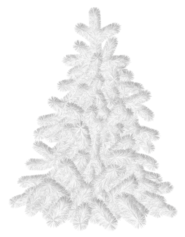 Transparent Christmas Tree Spruce Christmas Day White for Christmas