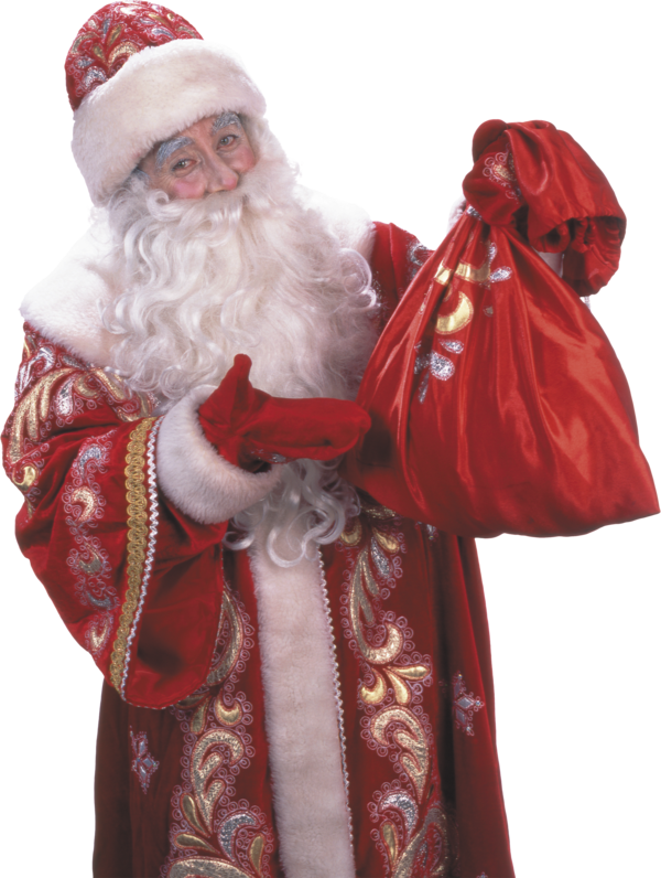 Transparent Ded Moroz Santa Claus Snegurochka Christmas Ornament Christmas Decoration for Christmas