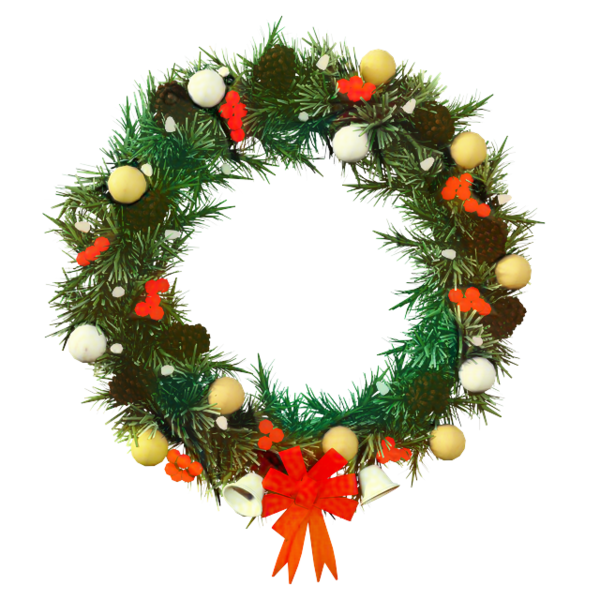 Transparent Wreath Christmas Day Christmas Ornament Christmas Decoration for Christmas
