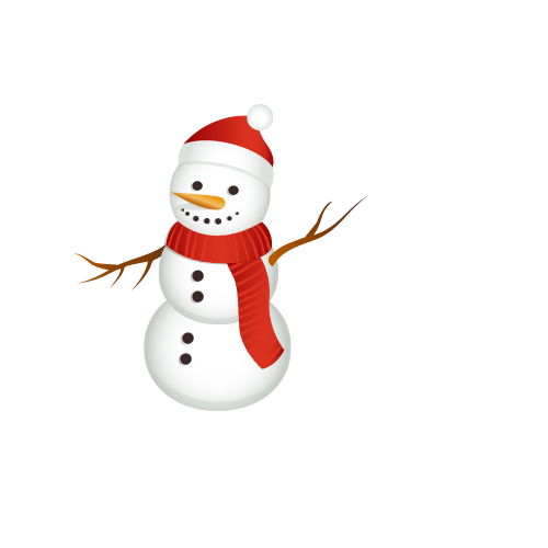 Transparent Snowman Winter Snow Christmas Ornament for Christmas