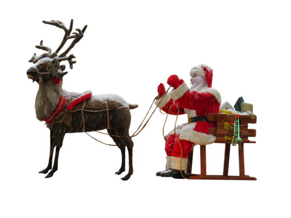 Transparent Santa Claus Reindeer Santa Claus S Reindeer Christmas Ornament Deer for Christmas