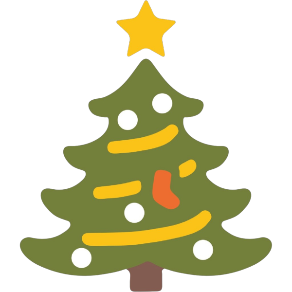 Transparent Emoji Christmas Tree Christmas Day Christmas Decoration for Christmas