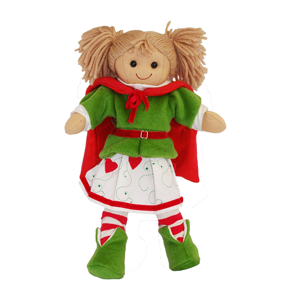 Transparent Doll Christmas Ornament Character Toy Stuffed Toy for Christmas