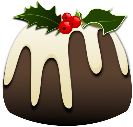 Transparent Christmas Pudding Figgy Pudding Chocolate Pudding Food for Christmas