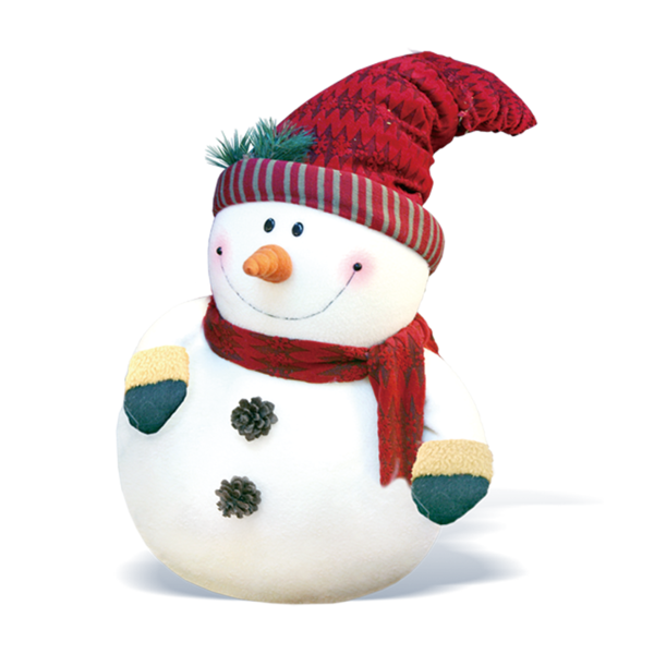 Transparent Santa Claus Yule Log Snowman Christmas Ornament for Christmas