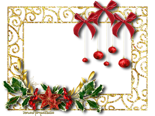 Transparent Picture Frames Christmas Ornament Christmas Picture Frame for Christmas