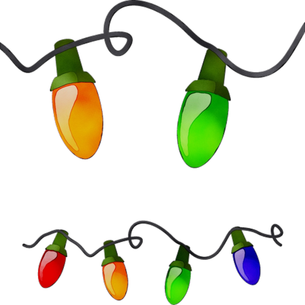 Transparent Christmas Lights Clip Art Christmas Christmas Day Chili Pepper for Christmas