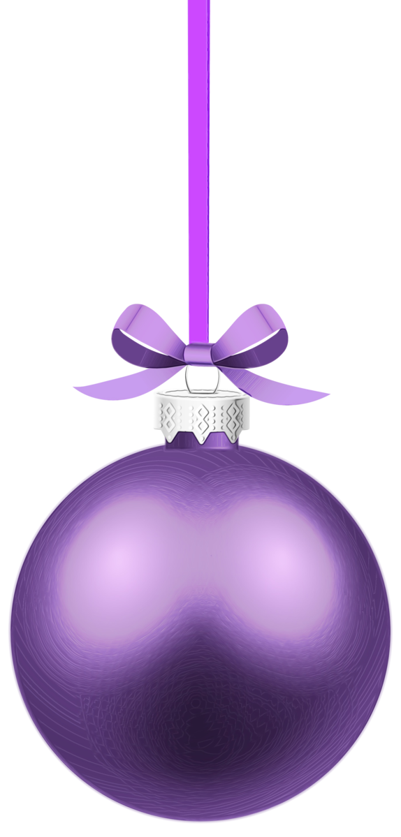 Transparent Christmas Ornament Christmas Day Christmas Decoration Violet Purple for Christmas