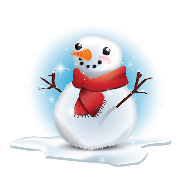 Transparent Holiday Christmas And Holiday Season Greeting Card Snowman for Christmas
