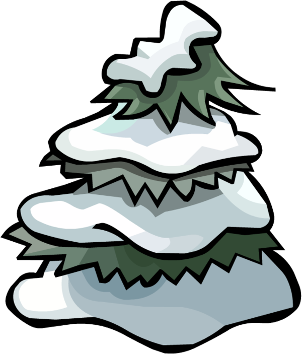 Transparent Club Penguin Pine Tree Fir Pine Family for Christmas