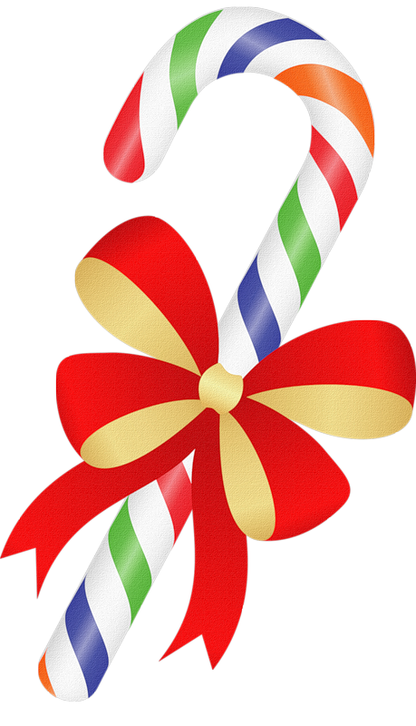 Transparent Candy Cane Christmas Day Stick Candy Line for Christmas