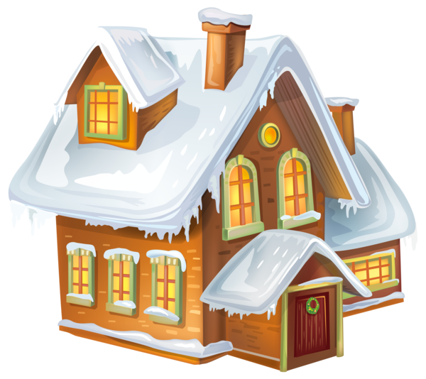 Transparent Gingerbread House House Christmas Home Property for Christmas