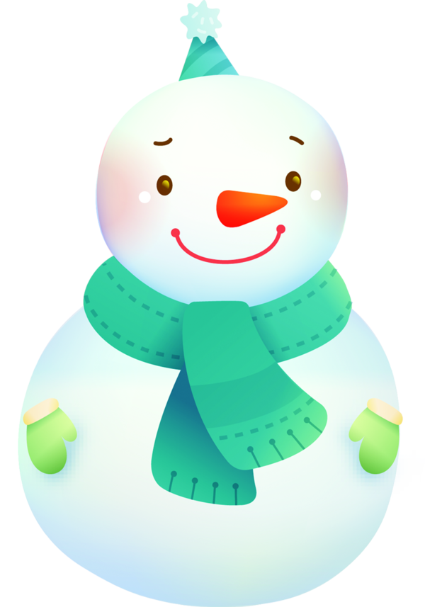 Transparent Snowman Snow Animation Christmas Ornament for Christmas