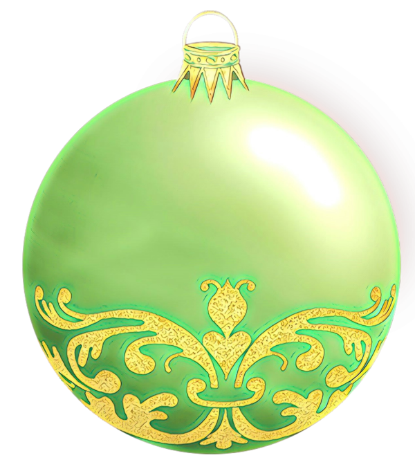 Transparent Christmas Ornament Green Christmas Day Holiday Ornament for Christmas