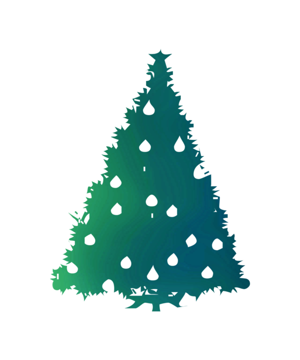 Transparent Christmas Tree Spruce Christmas Ornament Colorado Spruce for Christmas