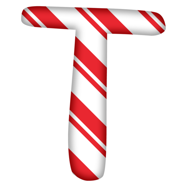 Transparent Candy Cane Santa Claus Lollipop Red Line for Christmas