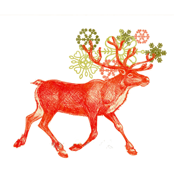 Transparent Iphone 6 Plus Iphone 5 Iphone 7 Christmas Decoration Deer for Christmas