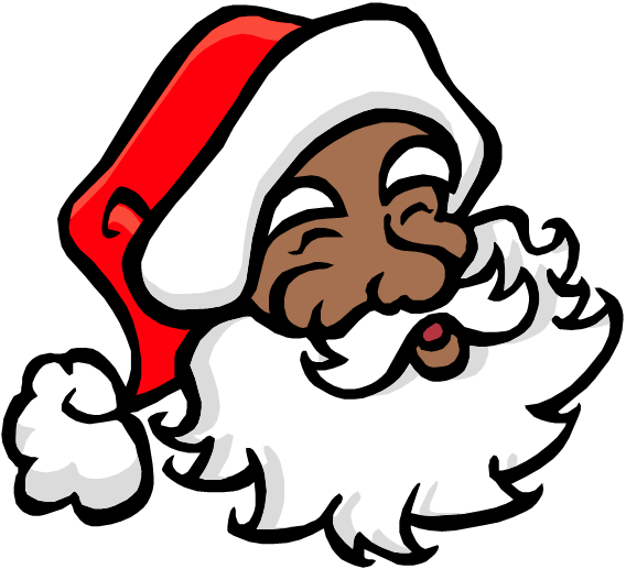 Transparent Santa Claus Mrs Claus Christmas Day Head Cartoon for Christmas