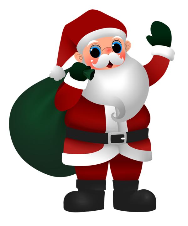 Transparent Santa Claus Santa Suit Cartoon Christmas Ornament Christmas for Christmas